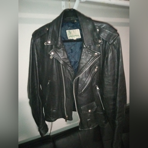 💣 Thick, heavy badass biker leather jacket - Picture 4 of 4